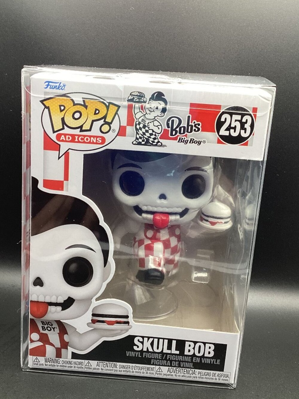 Funko Pop! Bob's Big Boy Skull Bob #253 Vinyl Figure w/ Pop Protector Brand New!